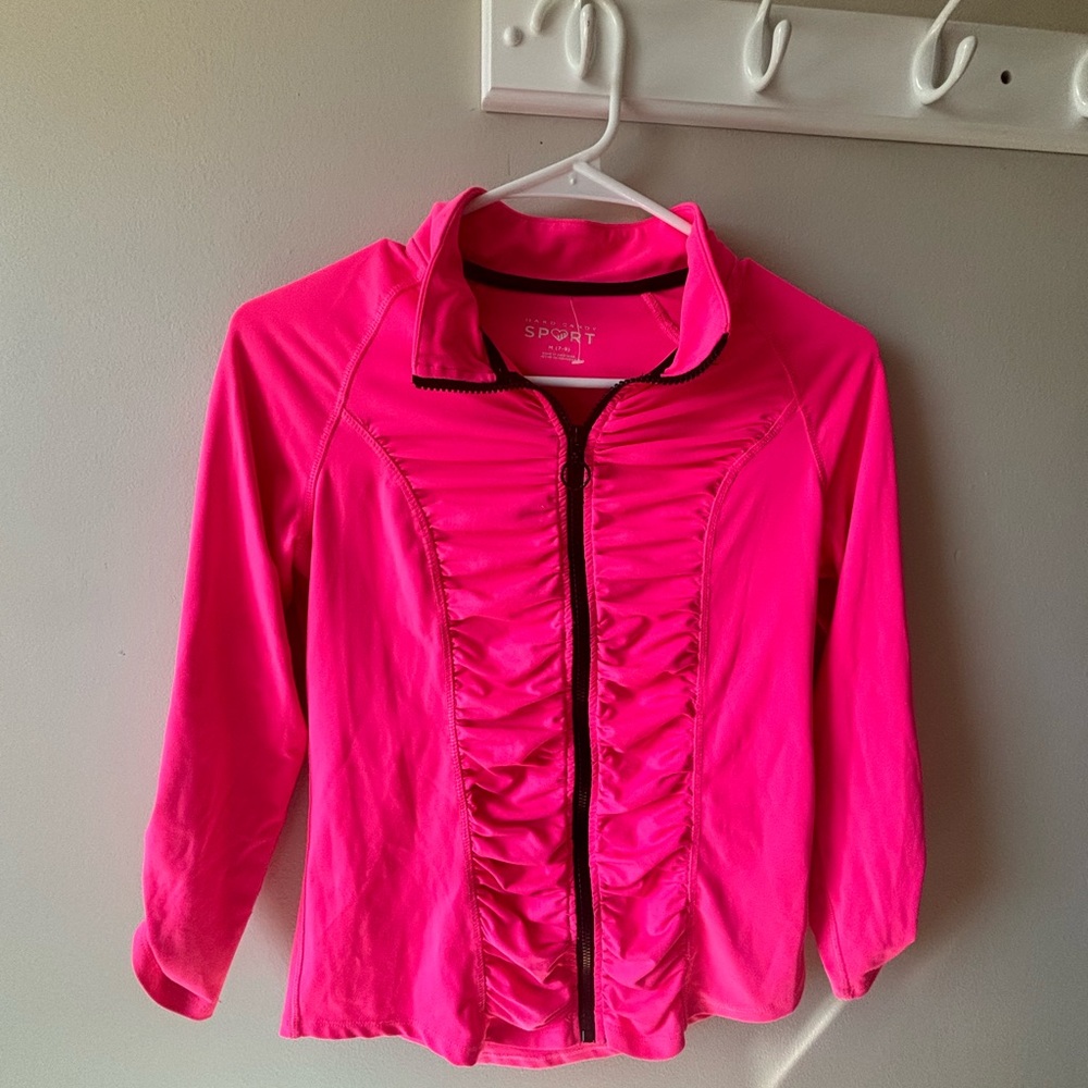 Sport Zip-Up Pink workout Jacket NEW